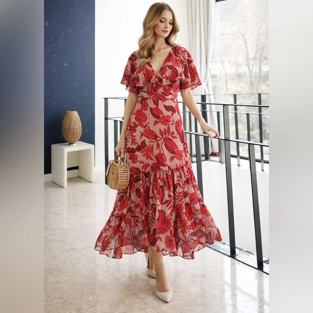 Johanna Ortiz x H&M Eyelet Embroidered Dress NEW W/O TAGS